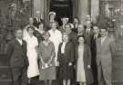 Visitors (front row) to the City General Hospital (later known as Northern General Hospital), Fir Vale Visitors (front row) to the City General Hospital (later known as Northern General Hospital), Fir Vale