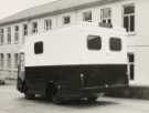 Internal hospital transport ambulance No. 3 outside the Day Hospital, City General Hospital (later known as Northern General Hospital), Fir Vale, late 1960s