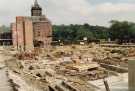 Construction on site of demolished Chesterman wing, Northern General Hospital, Fir Vale