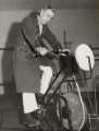 Patient on exercise bicycle in probably the Physiotherapy Department, City General Hospital and (later known as the Northern General Hospital), Fir Vale Patient on exercise bicycle in probably the Physiotherapy Department, City General Hospital and (later known as the Northern General Hospital), Fir Vale
