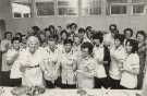 Staff celebrating the 21st anniversary of the opening of the Physiotherapy Department, Northern General Hospital, Fir Vale, c.1970s Staff celebrating the 21st anniversary of the opening of the Physiotherapy Department, Northern General Hospital, Fir Vale, c.1970s