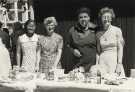 Ward sisters from the Geriatric wing on the tombola stand, Hospital garden fete, Northern General Hospital, Fir Vale Ward sisters from the Geriatric wing on the tombola stand, Hospital garden fete, Northern General Hospital, Fir Vale