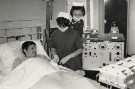 Patient care involving special nursing skills, Northern General Hospital, Fir Vale, c.1970s Patient care involving special nursing skills, Northern General Hospital, Fir Vale, c.1970s