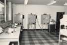 Hot air ovens, new Central Sterile Supply Department (CSSD), Northern General Hospital, Fir Vale, c.1969