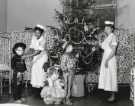 Christmas on children's ward, City General Hospital (latterly the Northern General Hospital), Fir Vale Christmas on children's ward, City General Hospital (latterly the Northern General Hospital), Fir Vale