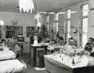 Christmas on children's ward, City General Hospital (latterly the Northern General Hospital), Fir Vale Christmas on children's ward, City General Hospital (latterly the Northern General Hospital), Fir Vale