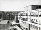 View of Pathology Department, Durham Road and other buildings (left) up to junction with Damer Street (top centre) prior to demolition for construction of extension to Sheffield Children's Hospital View of Pathology Department, Durham Road and other buildings (left) up to junction with Damer Street (top centre) prior to demolition for construction of extension to Sheffield Children's Hospital