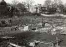 Laying of foundations on the site of the new teaching hospital (Royal Hallamshire Hospital), Glossop Road 