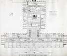 Architects drawing of the tower and ward blocks of the new teaching hospital (Royal Hallamshire Hospital), Glossop Road Architects drawing of the tower and ward blocks of the new teaching hospital (Royal Hallamshire Hospital), Glossop Road