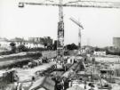 Construction work for new teaching hospital, (Royal Hallamshire Hospital), Glossop Road showing (centre left) Charles Clifford Dental Hospital and (centre right) Arts Tower, University of Sheffield Construction work for new teaching hospital, (Royal Hallamshire Hospital), Glossop Road showing (centre left) Charles Clifford Dental Hospital and (centre right) Arts Tower, University of Sheffield