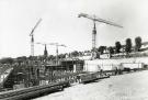 Construction work for new teaching hospital, (Royal Hallamshire Hospital), Glossop Road showing (centre left) St. Mark C. of E. Church Construction work for new teaching hospital, (Royal Hallamshire Hospital), Glossop Road showing (centre left) St. Mark C. of E. Church