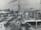 Construction work for new teaching hospital, (Royal Hallamshire Hospital), Glossop Road showing (top left) rear of Charles Clifford Dental Hospital and (top right) Arts Tower, University of Sheffield Construction work for new teaching hospital, (Royal Hallamshire Hospital), Glossop Road showing (top left) rear of Charles Clifford Dental Hospital and (top right) Arts Tower, University of Sheffield