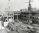 Construction work for new teaching hospital, (Royal Hallamshire Hospital), Glossop Road