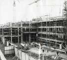 Construction work for new teaching hospital, (Royal Hallamshire Hospital), Glossop Road
