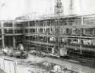 Construction work for new teaching hospital, (Royal Hallamshire Hospital), Glossop Road