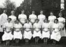 Group of nurses, School of Physiotherapy, Westbourne [House], Collegiate Crescent
