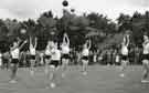 Ladies physical training routine at a Sports Day at unnamed Sheffield hospital Ladies physical training routine at a Sports Day at unnamed Sheffield hospital