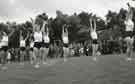 Ladies physical training routine at a Sports Day at unnamed Sheffield hospital Ladies physical training routine at a Sports Day at unnamed Sheffield hospital