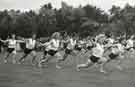Ladies physical training routine at a Sheffield hospital sports day Ladies physical training routine at a Sheffield hospital sports day