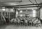 Lecture in the gymnasium, Clarke House School of Nursing, Clarke Drive