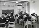 Students sewing and dressmaking class, Clarke House School of Nursing, Clarke Drive Students sewing and dressmaking class, Clarke House School of Nursing, Clarke Drive