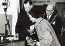 HRH Princess Alice, Duchess of Gloucester visiting the Charles Clifford Dental Hospital, Wellesley Road showing (right) Lord Mayor, Alderman Oliver Spencer Holmes 