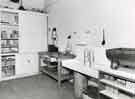 Wet finishing room showing written record and sample entries, Department of Medical Photography, Royal Hospital, West Street Wet finishing room showing written record and sample entries, Department of Medical Photography, Royal Hospital, West Street