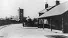 Lodge Moor Hospital. Driveway and bus shelter off Redmires Road