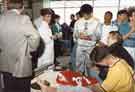 Hillsborough Disaster. Nottingham Forest footballers visiting injured survivors at the Northern General Hospital