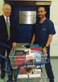 Opening of the Accident and Emergency Department by (left) H. B. Stokes (Bev Stokes), Chair of the Northern General Hospital Trust, Fir Vale
