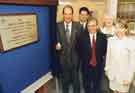 Opening of the MRI Scanner Room by Graham Gillott, Chair of the Northern General Hospital League of Friends, Fir Vale