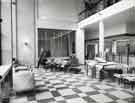 Entrance hall of the new Sheffield teaching hospital, Royal Hallamshire Hospital, Glossop Road