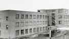 Construction of the rear of new Sheffield teaching hospital, Royal Hallamshire Hospital, Glossop Road