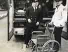Ambulance men and patients, King Edward VII Hospital, Rivelin Valley Road Ambulance men and patients, King Edward VII Hospital, Rivelin Valley Road