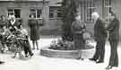 Presentation by WRVS (Womens Royal Voluntary Service) of a patio between wards C and D, King Edward VII Hospital, Rivelin Valley Road