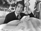 Celebrity Lesley Crowther (1933-1996) visiting for Yorkshire Television Christmas programme, King Edward VII Hospital, Rivelin Valley Road