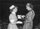 Nurses prizegiving, Oval Hall, City Hall, Barker's Pool showing (right) Edwina Mountbatten, Countess Mountbatten of Burma (1901 - 1960) Nurses prizegiving, Oval Hall, City Hall, Barker's Pool showing (right) Edwina Mountbatten, Countess Mountbatten of Burma (1901 - 1960)