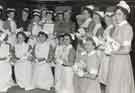Matrons and nurses, Nurses prizegiving, Oval Hall, City Hall, Barker's Pool showing (centre, front row)) Edwina Mountbatten, Countess Mountbatten of Burma (1901 - 1960) Matrons and nurses, Nurses prizegiving, Oval Hall, City Hall, Barker's Pool showing (centre, front row)) Edwina Mountbatten, Countess Mountbatten of Burma (1901 - 1960)