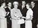 [Nurses prizegiving] showing (3rd left) Alderman Lily Graham, Lady Mayoress