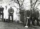 Cutting the first sod, Royal Hospital, Fulwood Annexe, Brookhouse Hill Cutting the first sod, Royal Hospital, Fulwood Annexe, Brookhouse Hill
