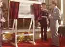 Prince Charles unveils a plaque at the opening of the Royal Hallamshire Hospital, Glossop Road Prince Charles unveils a plaque at the opening of the Royal Hallamshire Hospital, Glossop Road