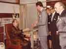 Prince Charles meeting a patient on L2 Ward (surgical ward) at the opening of the Royal Hallamshire Hospital, Glossop Road Prince Charles meeting a patient on L2 Ward (surgical ward) at the opening of the Royal Hallamshire Hospital, Glossop Road
