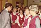 Prince Charles talking to WRVS volunteers on 'B' Floor at the opening of the Royal Hallamshire Hospital, Glossop Road Prince Charles talking to WRVS volunteers on 'B' Floor at the opening of the Royal Hallamshire Hospital, Glossop Road