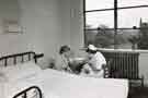 Nurse with mother and baby, Jessop Hospital for Women, Leavygreave Road Nurse with mother and baby, Jessop Hospital for Women, Leavygreave Road