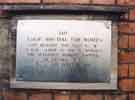 Plaque, Jessop Hospital for Women Plaque, Jessop Hospital for Women