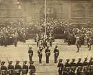 Proclamation of [accession of] King George V outside Town Hall, Pinstone Street