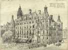 Sheffield Town Hall, proposed extension, view from Norfolk Street 