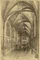 Architect's drawing for [interior of] Saint Georges' Church, Madrid (architects: Gibbs, Flockton and Teather, Sheffield [and] Jose Lopez Sallaberry, Madrid)