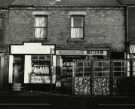 Shops at Petre Street showing (left) No. 236 Fred Jubb, butchers and No. 234 K. H. Yates, newsagents Shops at Petre Street showing (left) No. 236 Fred Jubb, butchers and No. 234 K. H. Yates, newsagents