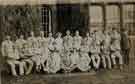 Convalescing World War One soldiers at unidentified hospital